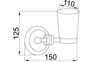 Стакан Boheme Hermitage Bronze 10323 - 2