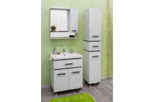 Тумба с раковиной Sanflor Техас 70 венге, северное дерево светлое - 2