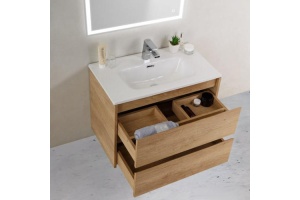 Тумба под раковину Belbagno Kraft 39 70 темное дерево - 3