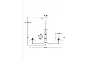 Подвесная люстра Maytoni Alloro MOD088PL-08BS - 3