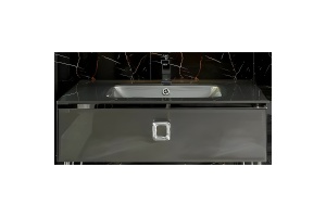 Тумба под раковину Armadi Art Lucido 80 серый