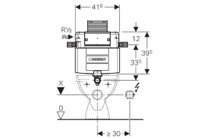 Смывной бачок Geberit OMEGA (109.043.00.1) - 2
