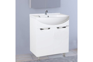 Тумба с раковиной Bellezza Альфа 55 белая