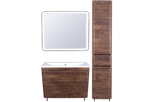 Тумба напольная Атлантика 100, Люкс старое дерево, PLUS - 2