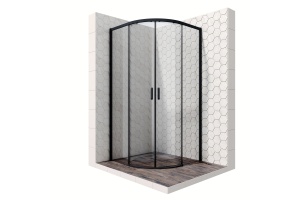 Душевой уголок Ambassador Queen 11011201Black 90x90