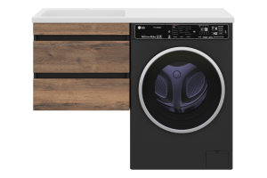 Тумба под стиральную машину Misty Коломбо 60 темное дерево