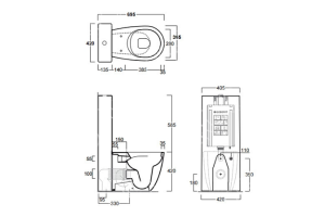 Сиденье для унитаза Simas Vignoni черное с системой микролифт - 3