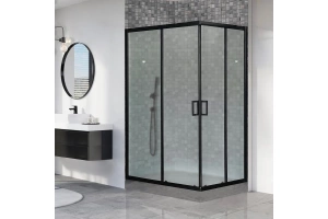 Душевой уголок Royal Bath HPD 110x80 профиль черный стекло матовое - 2