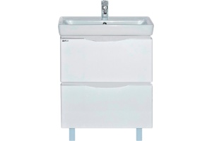 Тумба с раковиной Misty Венера 70 белая - 3