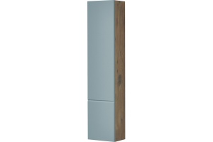 Шкаф подвесной Aquaton Мишель 23 светлое дерево-голубой