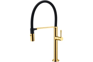 Смеситель для кухни Boheme Uno золото 