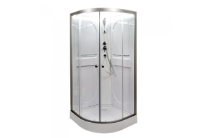 Душевая кабина Deto L 90х90 хром (L609NLED) - 2