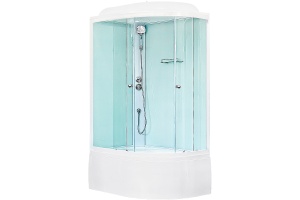 Душевая кабина Royal Bath BK 120x80 L профиль белый стекло прозрачное