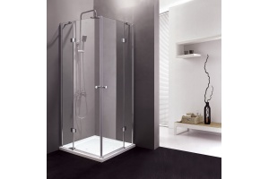 Душевой уголок Cezares Verona 120х120 хром стекло прозрачное - 2