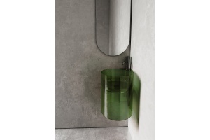 Раковина подвесная Abber Rechteck 42.2х42.2 угловая зеленый - 3