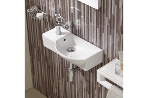 Раковина подвесная WeltWasser WW AISBACH 7950 GL-WT L 51 белый (10000008692) - 2