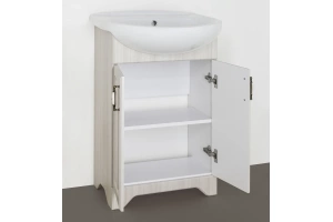 Тумба Олеандр-2 55 под умывальник Антик 55, Люкс рельеф пастель /0 - 3