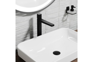 Смеситель для раковины WasserKRAFT Nuthe черный матовый - 2