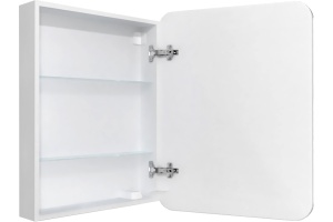 Зеркало-шкаф STWORKI Монтре 60 с подсветкой, сенсорное, светодиод в полотне, навесной, белой, МДФ - 2