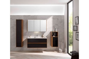 Шкаф-пенал VitrA Metropole 40 левый темное дерево - 2