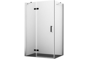 Душевой уголок Wasserkraft Aller 10H07LB black matt, 120x90 см - 2