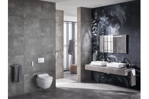 Крышка-сиденье Geberit AquaClean Tuma Comfort вставка белое стекло, с функцией биде 146.274.SI.1 - 3