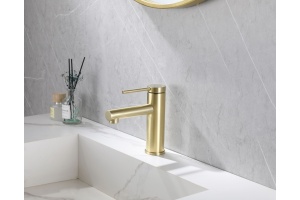 Смеситель для раковины ABBER Emotion золото матовое (AF8810G) - 2