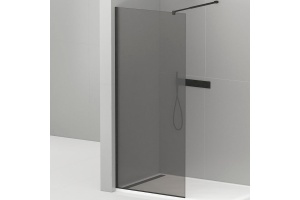 Душевая перегородка Cezares Liberta 80 черный (LIBERTA-L-1-80-120-GR-NERO)