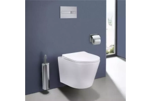 Подвесной унитаз Vincea Piatti белый матовый с сиденьем микролифт - 3