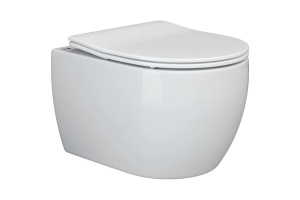 Комплект унитаза с инсталляцией Ceramica Nova Play белый с сиденьем микролифт и кнопкой хром матовый - 2