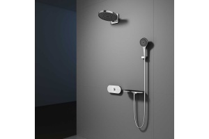 Душевой комплект Vincea Groove с термостатом хром - 2