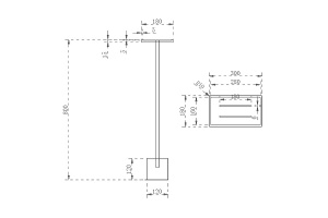Стойка для ванной комнаты Abber Stein белая - 2