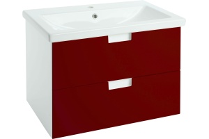 Тумба для комплекта Bellezza Пегас 80 подвесная, красная
