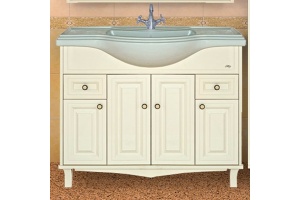 Мебель для ванной Misty Шармель 105 светло-бежевая эмаль - 2