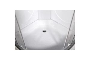 Душевая кабина Deto L 80х80 с гидромассажем, хром (L580NGM) - 3