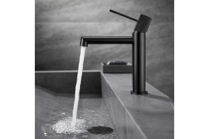 Смеситель для раковины Vincea Desire VBF-1D1MB черный матовый - 3