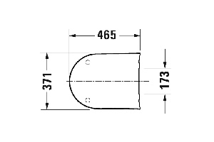 DURAVIT (White Tulip) Сиденье для унитаза Soft Close, съемное - 2