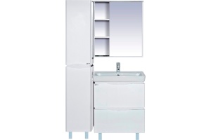 Зеркало-шкаф Misty Венера 70 белый R - 2