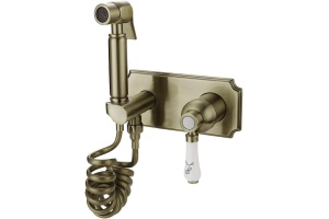 Гигиенический душ Elghansa Classicline 15C0686-Bronze (Set-49) со смесителем, С ВНУТРЕННЕЙ ЧАСТЬЮ