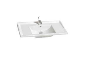 Раковина встраиваемая CeramaLux N 101 см белый (NYJ840-100)