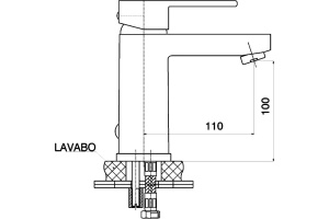 Смеситель для раковины GPD Nova хром - 3