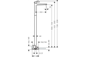 Смеситель для раковины Hansgrohe Metropol хром (32530000) - 3