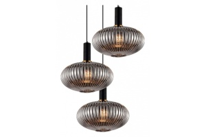Подвесной светильник LUMINA DECO Floril LDP 1216-3 GY+BK - 2