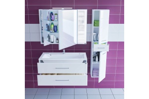 Комплект мебели Санта Омега 100 белый - 2