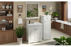 Мебель для ванной Comforty Тбилиси 70 белый глянец - 2