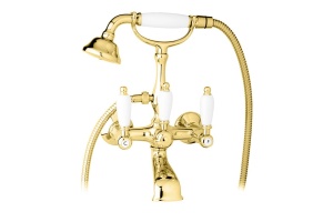 Смеситель для ванны Cezares FIRST золото 24 карат (FIRST-VD-03/24-M) - 2