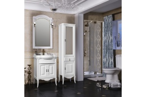 Мебель для ванной Opadiris Лоренцо 60 белая матовая - 2