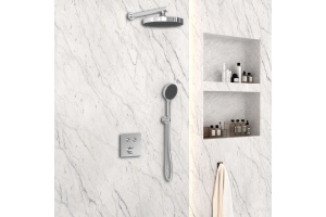 Душевой комплект Vincea Inspire с термостатом хром - 3