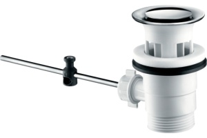 Смеситель для раковины Hansgrohe Vernis Blend с донным клапаном хром - 2