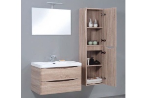 Шкаф-пенал Belbagno Ancona-n 35х170 L светлое дерево - 3